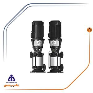 پمپ 20 اسب طبقاتی عمودی نوید موتور مدل WKL 40-4a/15KW