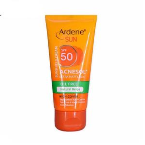 کرم ضد آفتاب SPF 50 فاقد چربی مات کننده بژ طبیعی آردن سان