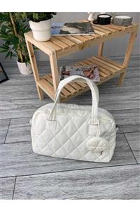 ساک ورزشی مسافرتی بلند طرح پنبه دوزی شده بند‎دار & مشکی زنانه برند fao polo کد 1701053956