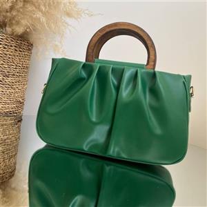 کیف زنانه و دخترانه دسته چوبی چروک C2