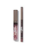 برق لب WILLY WONKA COCOA KISS LIP DUO -COOKIES N' MILK شیگلم SHEGLAM 