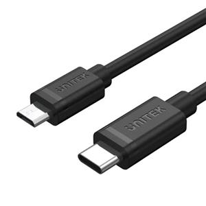 کابل تبدیل USB Type-C به Micro USB یونیتک مدل Y-C473BK کد 1886 