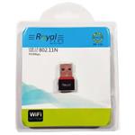 کارت شبکه بی سیم USB رویال Royal RW-128 802.11N کد 5539