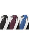 کراوات بسته ست دستمال طرحدار بنفش مشکی برند BLC Basic Line Co. کد 1700897171