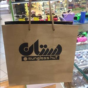 ساک دستی کاغذی کرافت 127 گرم چاپ اختصاصی تک رنگ - طراحی  500 عددی