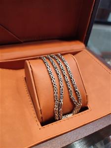 زنجیر نقره مدل کرال- کد C337