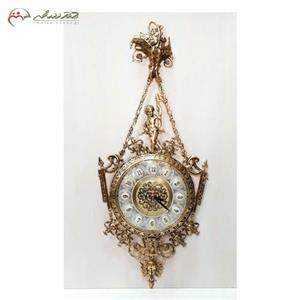ساعت دیواری آویز برنزی با طرح پسر بچه ایستاده لاکچری