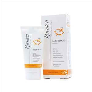 کرم ضد آفتاب بی رنگ پوست چرب و مختلط SPF50 ـ Sunblock Cream Invisible For Oily And Combination Skin ـ راکوتن