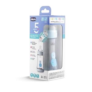 شیشه شیر چیکو مدل پرفکت سیلیکان گنجایش 240 میلی لیتر