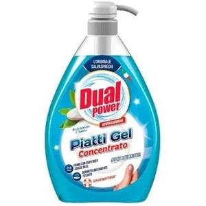 مایع ظرفشویی کنسانتره دوآل پاور Dual Power حاوی بی کربنات و رایحه مریم گلی 1000 میل