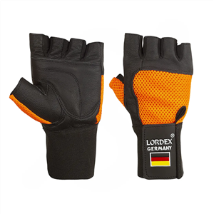 دستکش بدنسازی LORDEX GERMANY MDM | مشکی/نارنجی