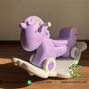الاکلنگ 2 کاره پونی بنفش (الاکلنگ و ماشین پایی)