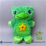 چراغ خواب عروسکی با افکت نوری رنگ سبز green dino