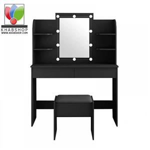 ست میز آرایش چراغ دار هالیوودی مدل MN005