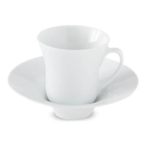 فنجان چای شهرزاد سفید (سایز 9) درجه 3 زرین