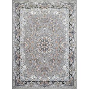 فرش آراد 1200 شانه کد 1209 زمینه نقره ای (برحسته)