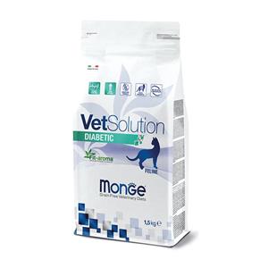 غذای خشک درمانی مخصوص گربه های دیابتی مونژ Monge VetSolution Diabetic Feline وزن 1.5 کیلوگرم 