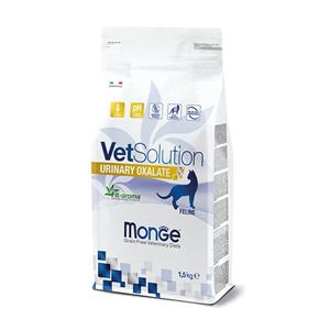 غذای خشک درمانی گربه مخصوص سنگ های اگزالاتی مونژ Monge VetSolution Urinary Oxalate Feline وزن 1.5 کیلوگرم