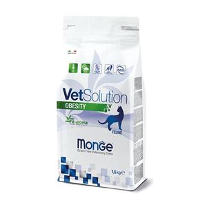 غذای خشک درمانی گربه کاهش وزن مونژ Monge VetSolution Obesity Feline وزن 1.5 کیلوگرم