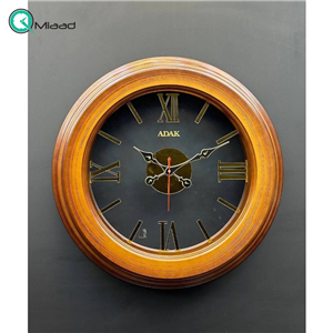 ساعت دیواری آداک کلاسیک مدل 819، ساعت دیواری با متریال تمام سنگین، صفحه تمام شیشه، موتور فوجیکا آرامگرد، ساعت دیواری کلاسیک و در عین حال بی نظیر، سایز 68 