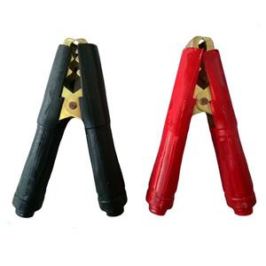 گیره باتری خودرو بزرگ جفتی قرمز و مشکی سایز ۴