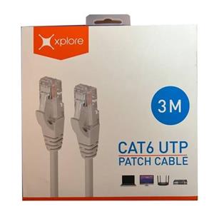 کابل شبکه CaT6 UTP اکسپلور مدل RJ45 طول 3 متر