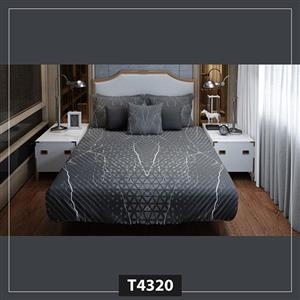 روتختی خاکستری با طرح سنگ کد T4320