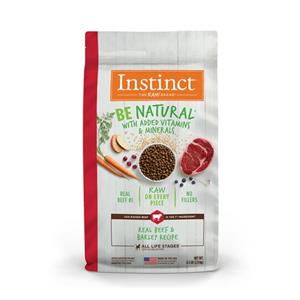 غذای خشک سگ اینستینکت با طعم گوشت گاو Instinct Be Natural Beef and Barley وزن 2 کیلوگرم