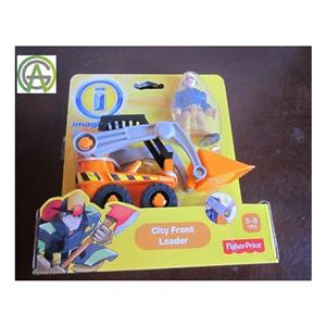 لودر نارنجی به همراه راننده Fisher Price BFT47