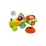 تراکتور کیدی لند حمل کدو tractor with pumpkin trailer by kiddieland