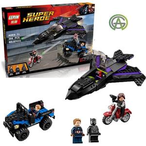 لگو تعقیب  پلنگ سیاه  Black Panther Pursuit 07033 by LEPIN