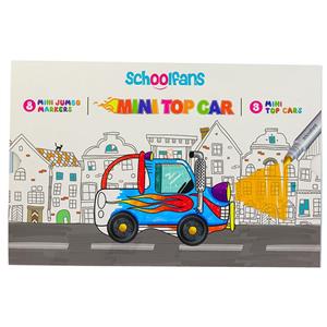 ماژیک رنگ آمیزی 8 رنگ کاردستی مدل FA2479 اسکول فنس SCHOOLFANS