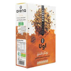 موسلی اونا سری K طعم نوتلا و فندق ۲۵۰ گرمی