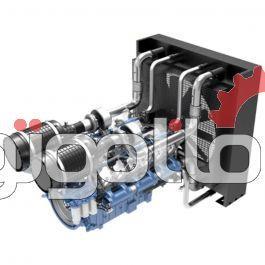 موتور دیزل بادوین 820 کاوا 12 سیلندر مدل 12M26G1000/5