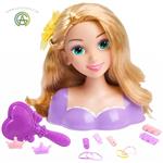 عروسک گیسوکمند همراه با وسایل آرایش مو 14 تکه Disney Princess Styling Head