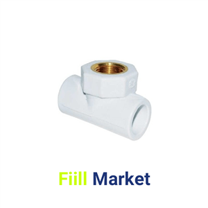 پایین تنه شیر فلکه سفید ۲۰mm آذین