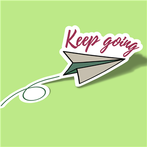 استیکر keep going 