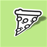 استیکر pizza sketch 