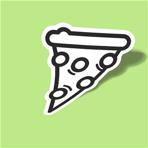 استیکر pizza sketch 