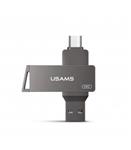 فلش 128 گیگ USB 3.0 و Type C یوسامز مدل US-ZB201 برند USAMS