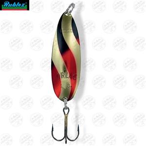 قاشقک ماهیگیری طلایی مشکی قرمز روبلکس ۷۹ میلیمتر ۲۷ گرم RUBLEX ORLAC 9 ONR
