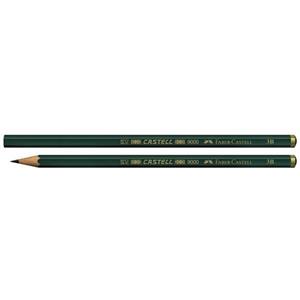 مداد طراحی فابر کاستل مدل 9000 با درجه سختی نوک 3B Faber-Castell 9000 3B Pencil