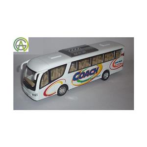 Coach Travel Bus White 1/36 by Kinsmart ماکت اتوبوس