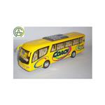 Coach Travel Bus yellow 1/36 by Kinsmart ماکت اتوبوس