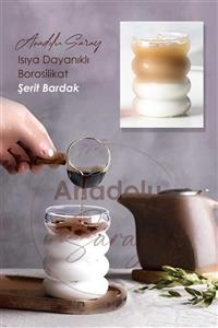 لیوان سرویس در قالب حرارت شیشه ای 1عدد نوار مقاوم قهوه برند Anadolu Saray Çarşısı کد 1704107703 