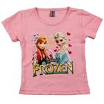 تی شرت دخترانه یاشار مدل Frozen کد DLGHT-T176
