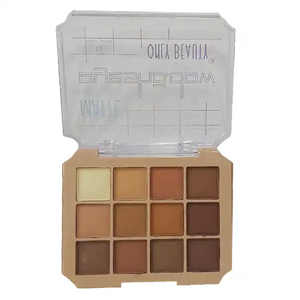 پالت هایلاتر مات 12 رنگ آنلی بیوتی only Beauty شماره 02