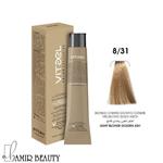 رنگ موی ویتااِل 8/31 ( خاکستر بلوند طلایی روشن ) vitael 8/31 ( light blonde golden ash )