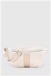 کرم بافته شده مصنوعی کیف کمری خزدار زنانه برند Housebags کد 1705320251