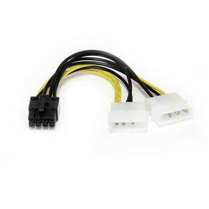 کابل تبدیل برق مولکس به 8 پین گرافیک (Ide Molex To vga 8-Pin) ا Molex power converter cable to 8-pin graphics کد 3024